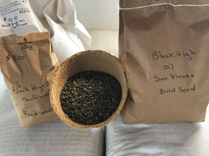 Black High Oil Sunflower Birdseed